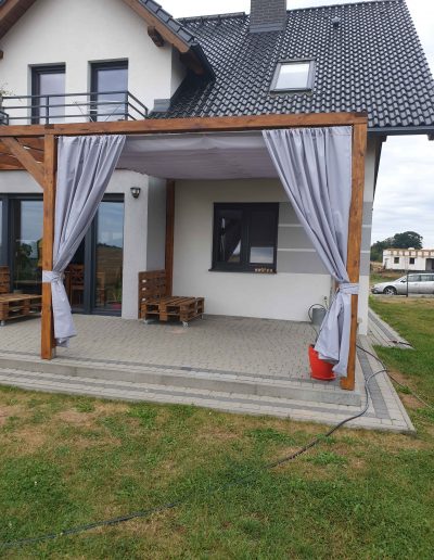 Rozwijane żagle słoneczne przeciwsłoneczne